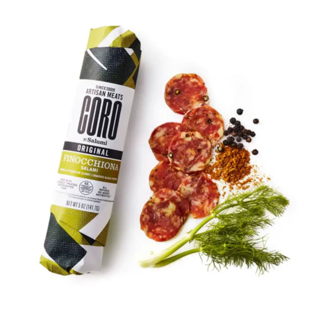 Coro Foods Finocchiona Salami 5oz Piccolo