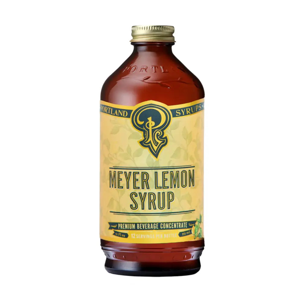 Meyer Lemon Beverage Syrup 3.4oz portland syrups