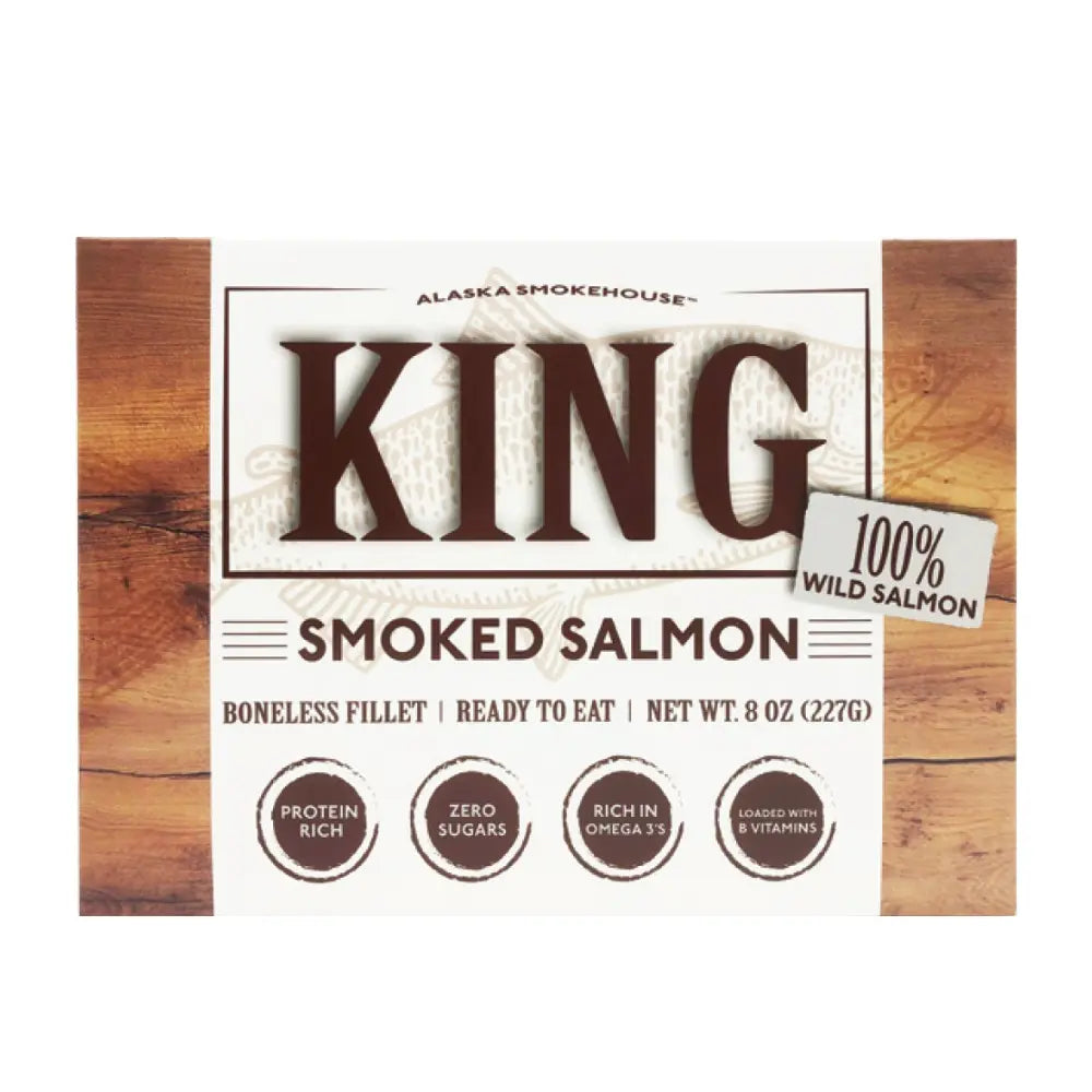 Smoked King Salmon 8oz. Fillet Worldwide Gourmet